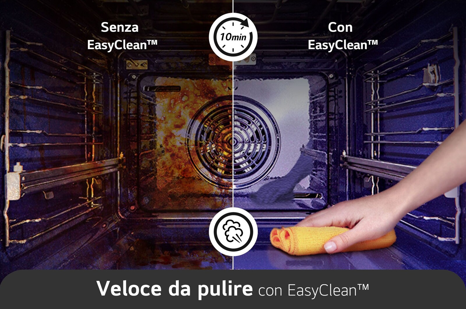 Veloce da pulire forno WS9D7651B